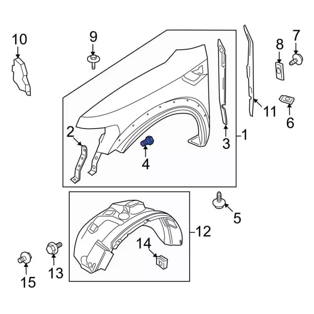 Fender Rivet - Ford (-380098-S2) - view 3