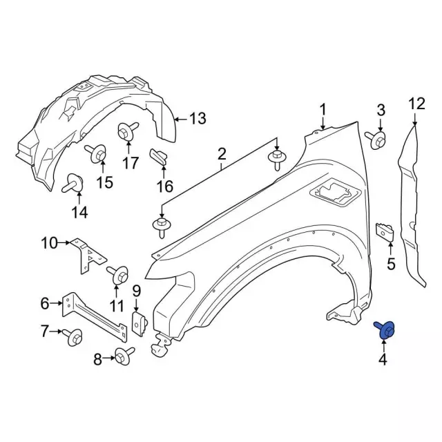 Fender Rivet - Ford (-380098-S2) - view 4