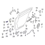 Upper Hinge Lower Bolt - Ford (-N811479-S424) - view 18