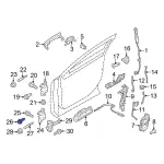 Upper Hinge Lower Bolt - Ford (-N811479-S424) - view 19