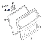 Hinge Nut - Ford (-W520102-S441) - view 14