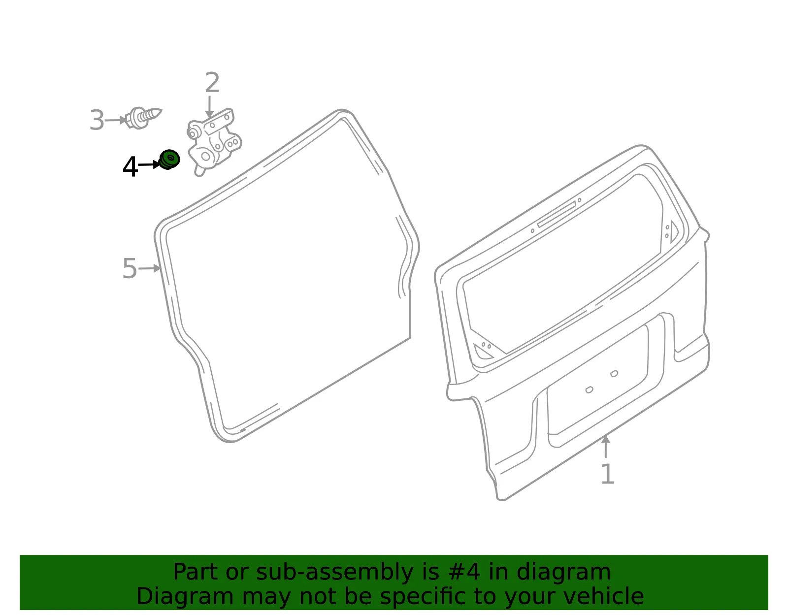 Hinge Nut - Ford (-W520102-S441) - view 7