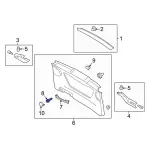 Pull Handle Screw - Ford (-W702738-S424) - view 14