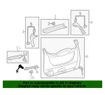 Pull Handle Screw - Ford (-W702738-S424) - view 17