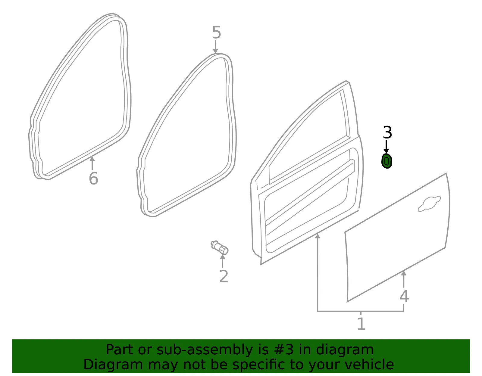 Door Shell Plug - Ford (-W710048-S300) - view 5