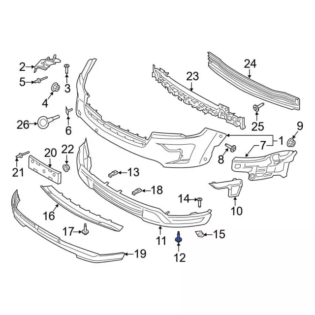 Fender Bolt - Ford (-W714338-S439) - view 3