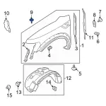 Fender Bolt - Ford (-W714338-S439) - view 26