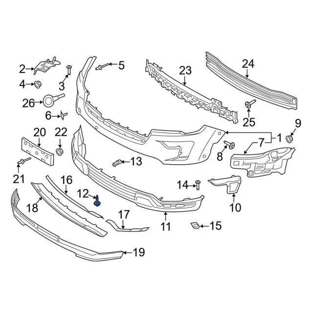 Fender Bolt - Ford (-W714338-S439) - view 6