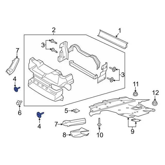 Fender Bolt - Ford (-W714338-S439) - view 7