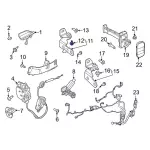 Upper Hinge Mount Bolt - Ford (-W715134-S439) - view 34