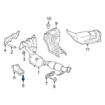 Upper Hinge Mount Bolt - Ford (-W715134-S439) - view 41