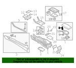 Console Armrest Bumper - Ford (-W716167-S300) - view 13