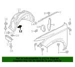Rocker Panel Molding Rivet - Ford (-W718365-S300) - view 13