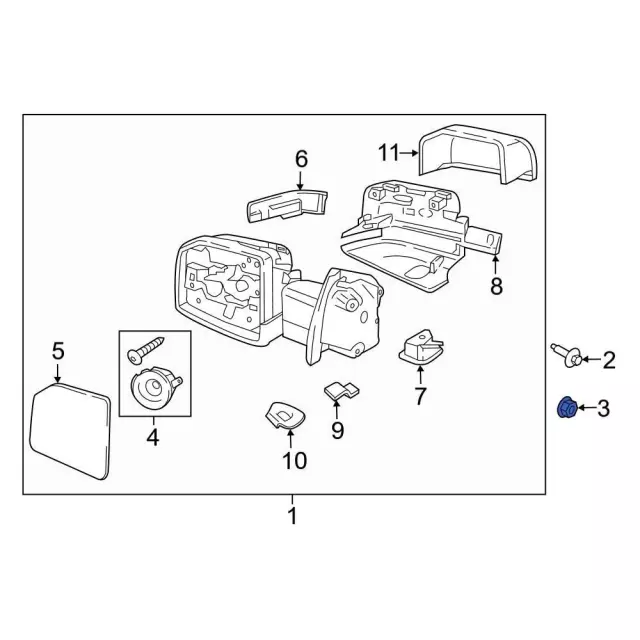 Mirror Nut - Ford (-W718962-S437) - view 16