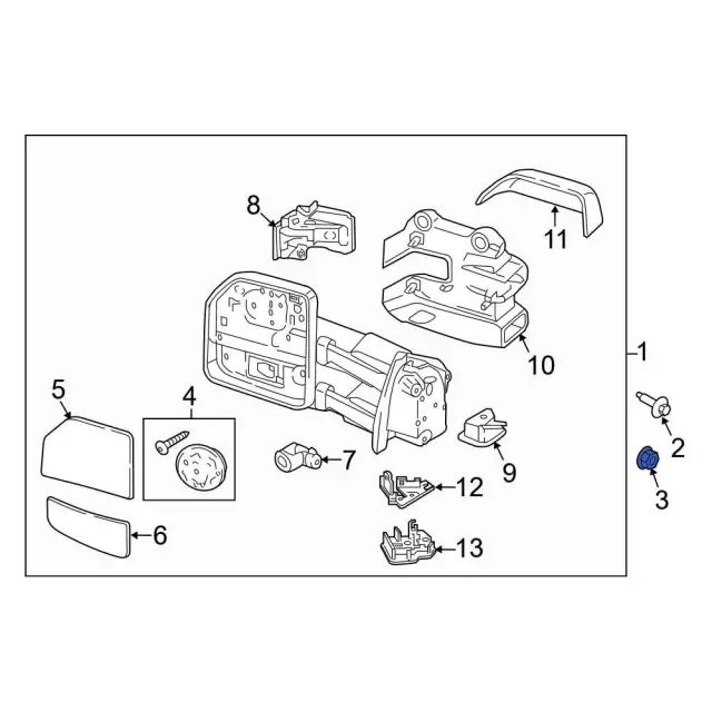 Mirror Nut - Ford (-W718962-S437) - view 19