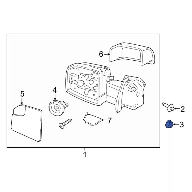 Mirror Nut - Ford (-W718962-S437) - view 20