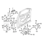 Upper Hinge Nut - Ford (-W719803-S450B) - view 26