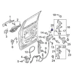 Upper Hinge Nut - Ford (-W719803-S450B) - view 28