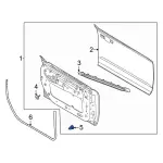 Upper Hinge Nut - Ford (-W719803-S450B) - view 29