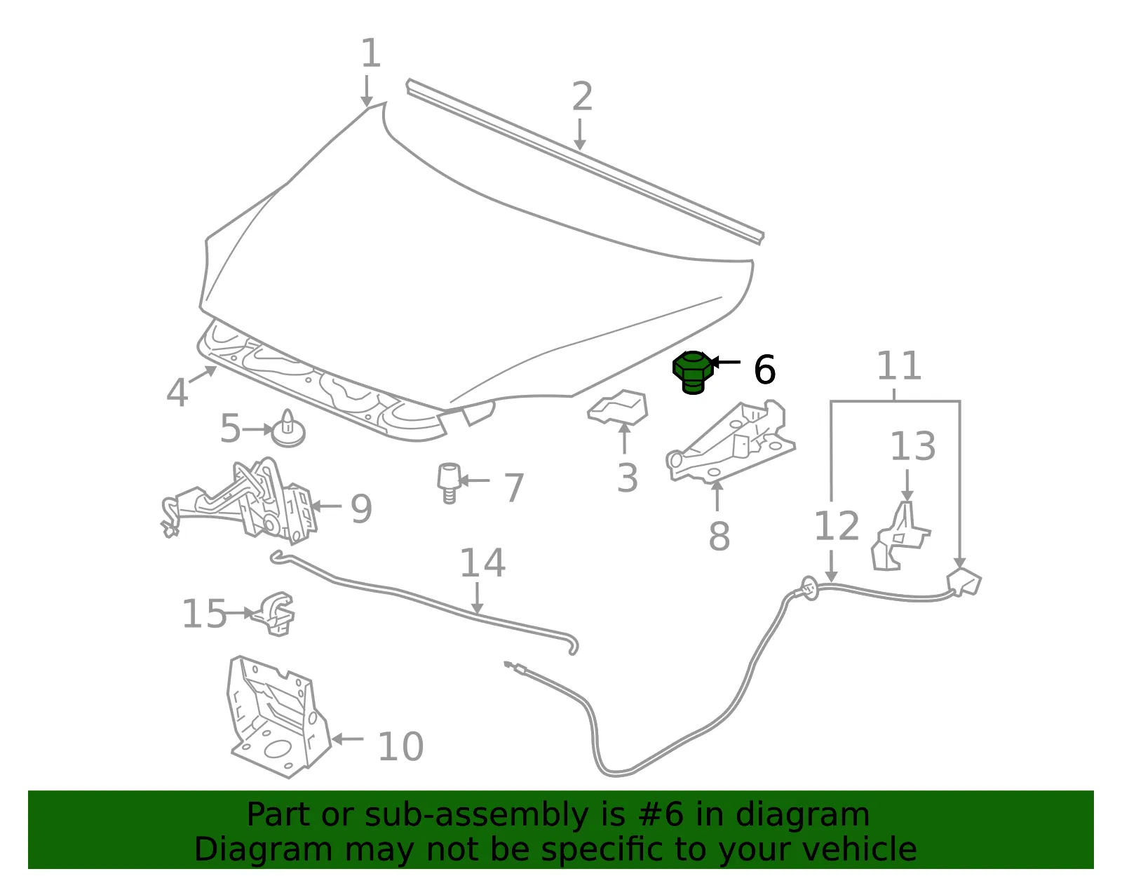 Multi-Purpose Threaded Bumper - GM (10277069) - view 3