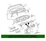 DEFLECTOR I P CTR AIR OTLT - GM (10279496) - view 4