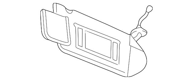 Sunshade Assembly *Pewter R - GM (10324308)