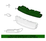 Front Upper Grille - GM (10333709) - view 9