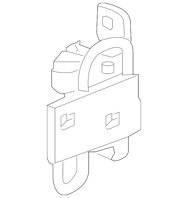 Hinge Assembly Rear S/D Lower - GM (10335804)