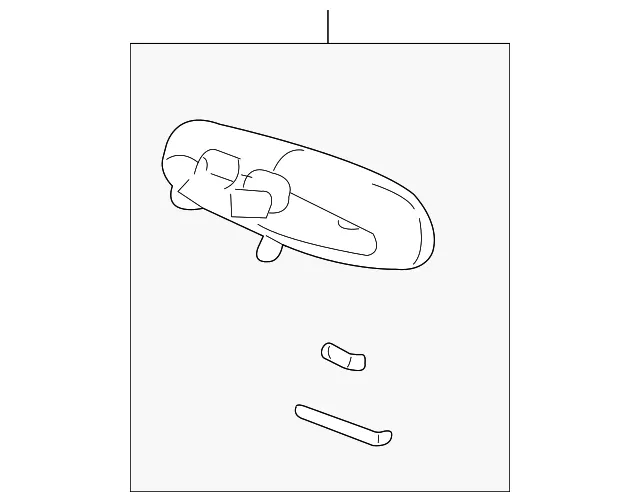 Inside Rearview Mirror - GM (10345906) - view 5
