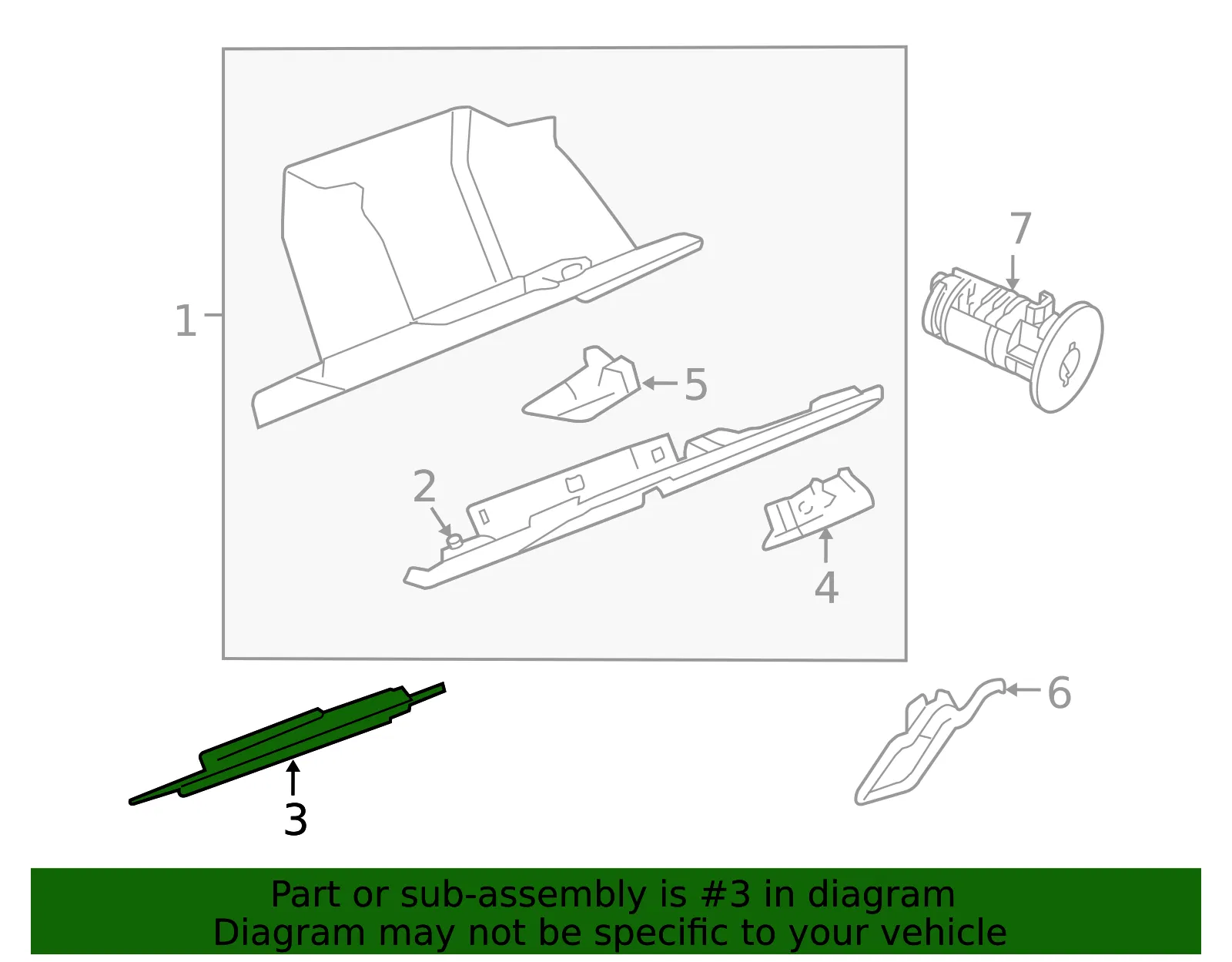 Hinge - GM (10369708) - view 2