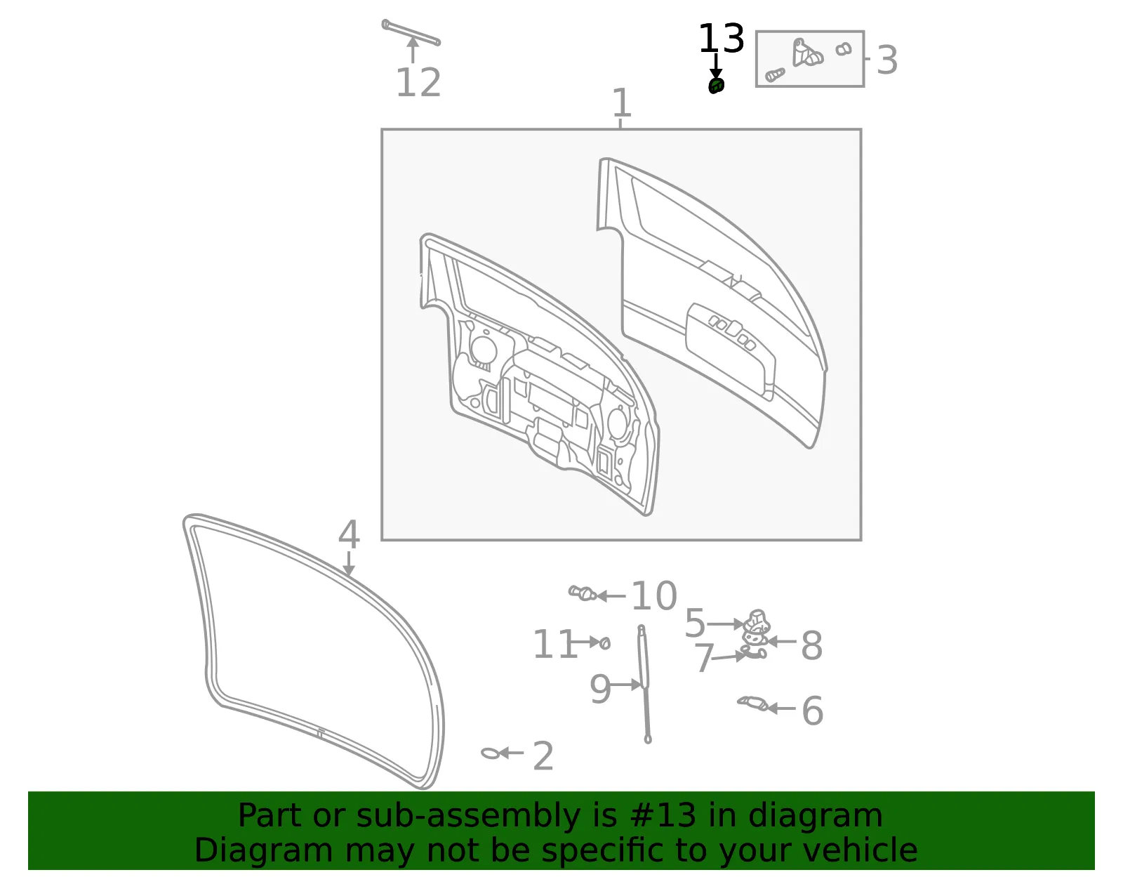 Hinge Pin Ring - GM (11505885) - view 4