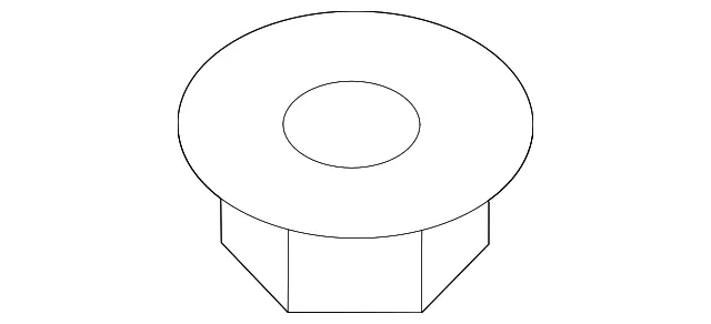 Hinge Nut - GM (11516747) - view 2
