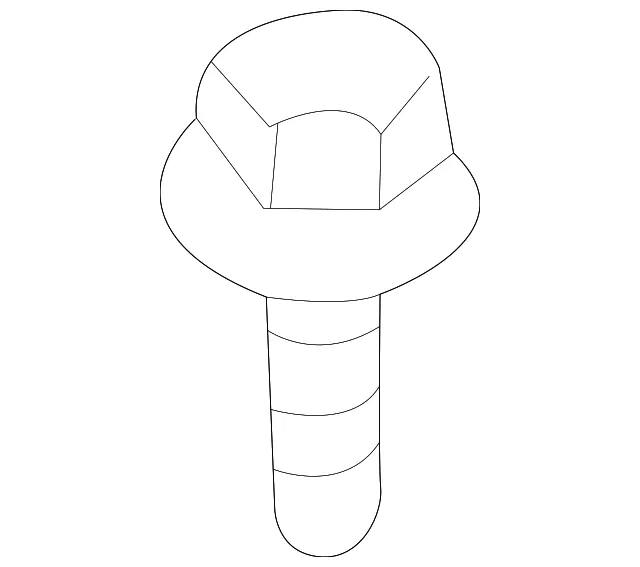 Hinge Bolt - GM (11519119) - view 2