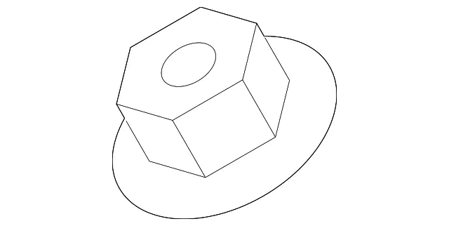 Windshield Wiper Arm Nut - GM (11546460) - view 2