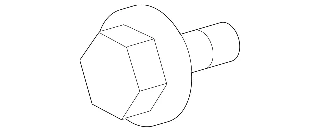 Hinge Bolt - GM (11569592) - view 3
