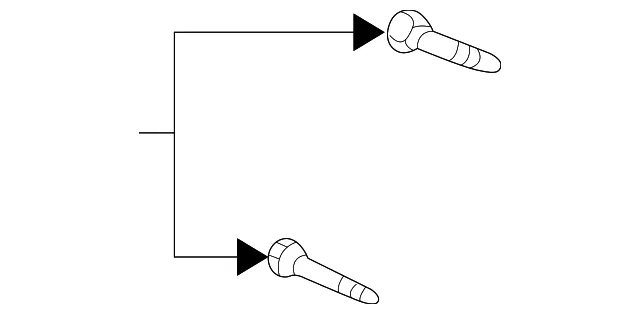 Hinge Bolt - GM (11588951) - view 2
