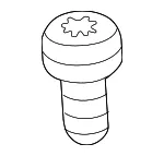 Windshield Upper Applique Bolt - GM (11601733) - view 5