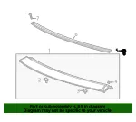 Windshield Upper Applique Bolt - GM (11601733) - view 6