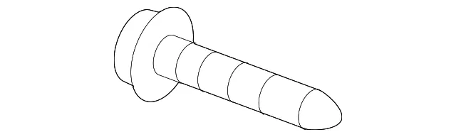 Pull Handle Bolt - GM (11602337) - view 2