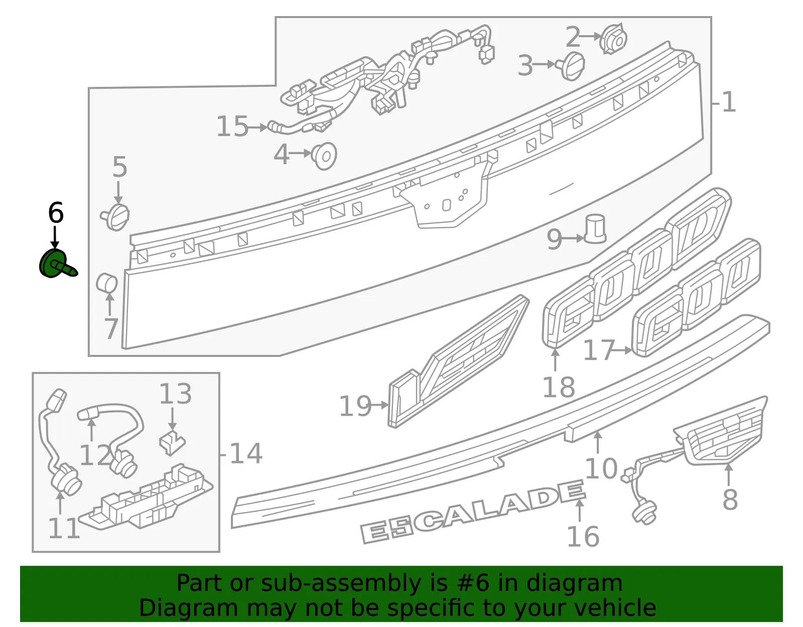 Applique Panel Bolt - GM (11603070) - view 4