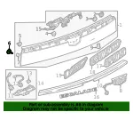 Applique Panel Bolt - GM (11603070) - view 8