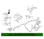 Upper Hinge Bolt - GM (11610041) - view 8