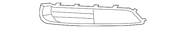 Driver Side Front Bumper Fascia Outer Insert - GM (13238370) - view 2