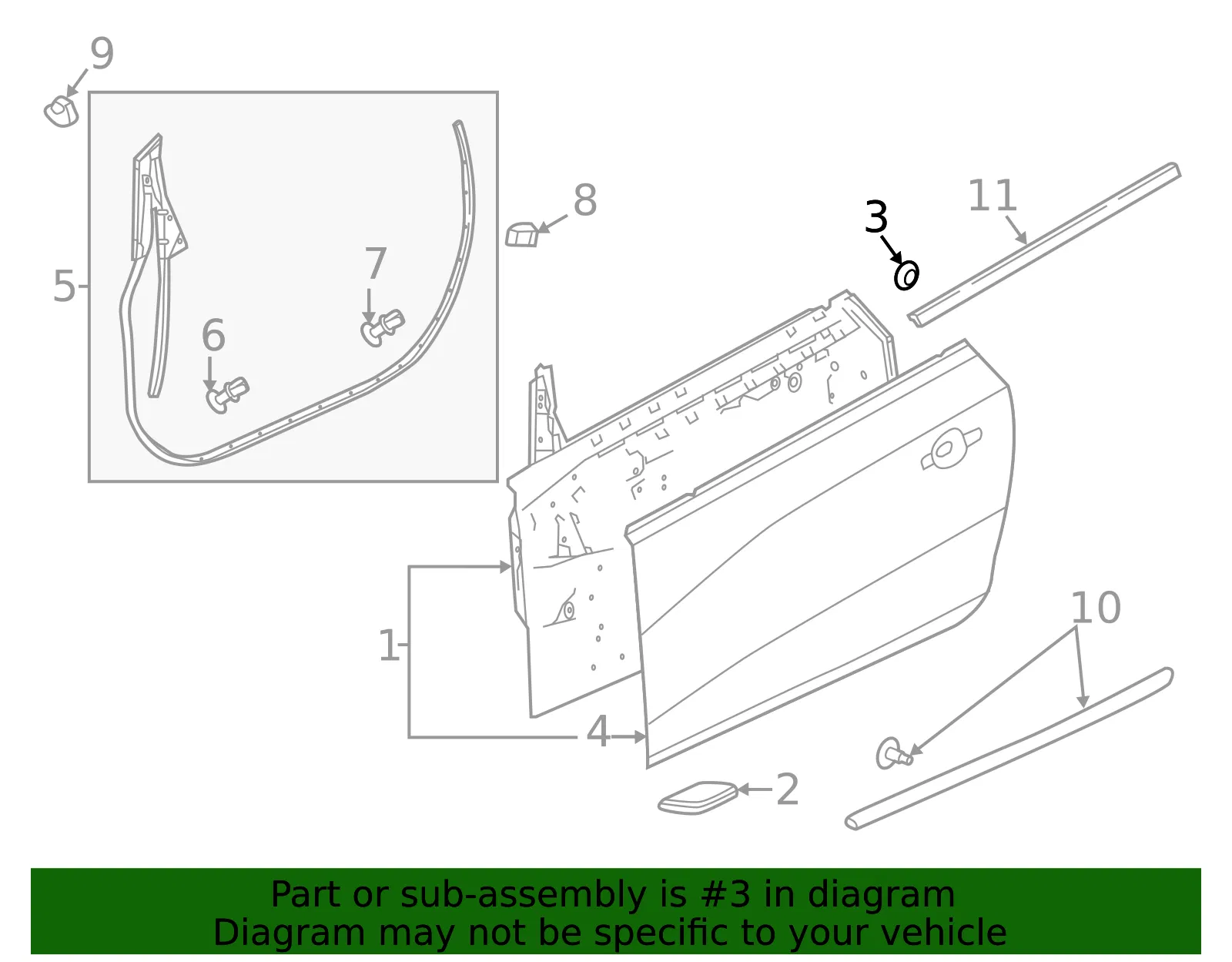 Door Plug - GM (13249346) - view 3