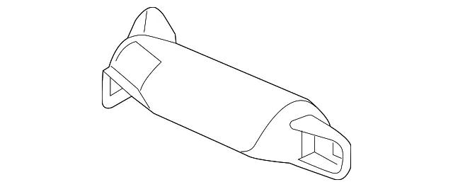 Front Intake Air Duct Deflector - GM (13254514) - view 2