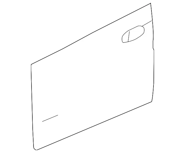 Driver Side Front Door Outer Panel - GM (13286647) - view 2