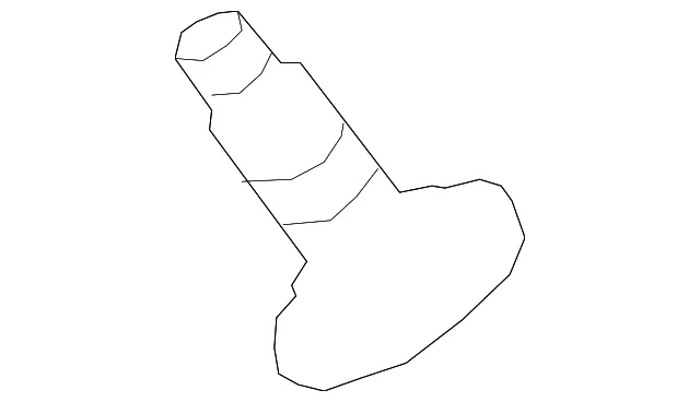 Latch Bolt - GM (13344298) - view 2