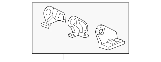 Seat Hinge - GM (13350171) - view 2
