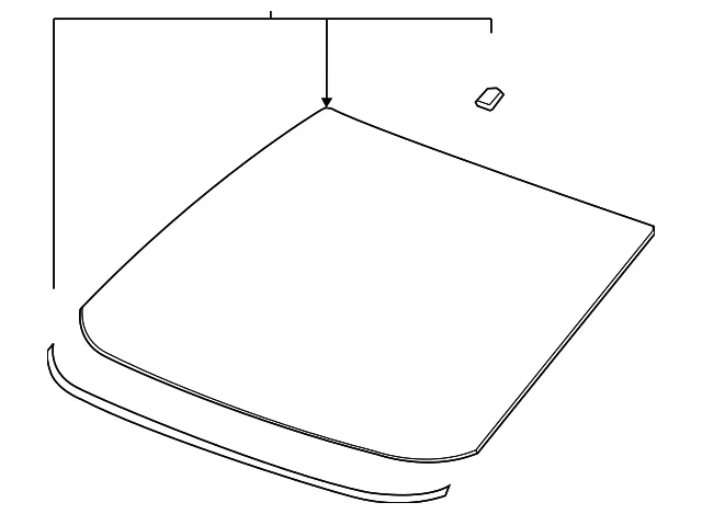 Windshield - GM (13369080) - view 2