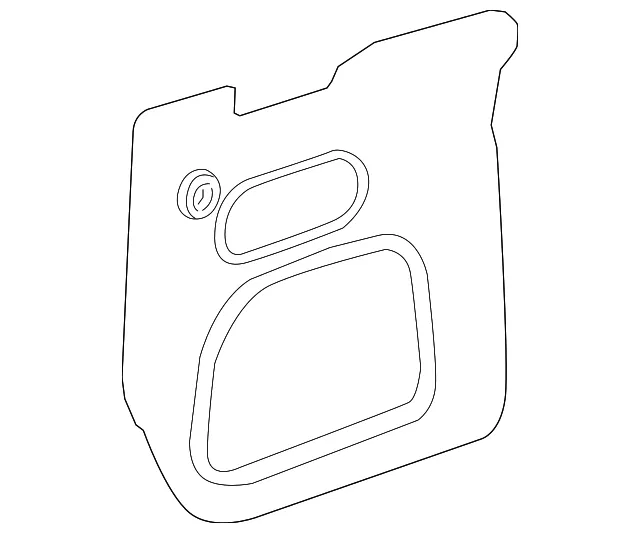 Water Deflector - Passenger Side (RH) - GM (13453874) - view 2